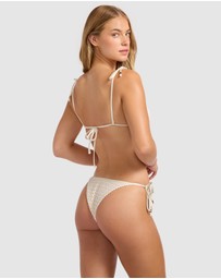 Seafolly - Mesh Effect Tie Side Rio Bikini Bottom