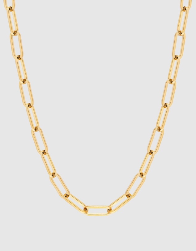 Nialaya Jewellery - Gold Link Chain Necklace