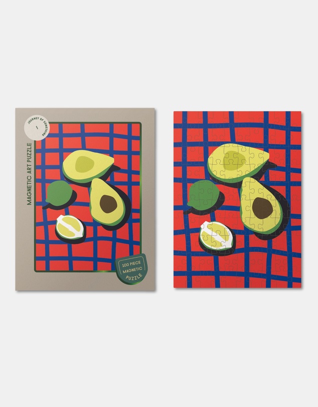 Journey Of Something - 100 Piece Magnet Puzzle - Avocado is Life