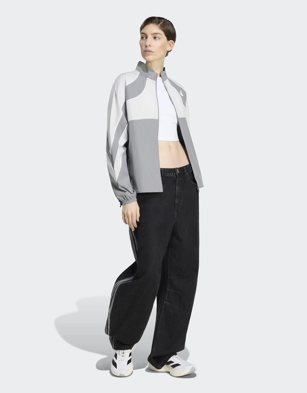 adidas Originals - HIGH RISE BARREL LEG DENIM PANT Womens