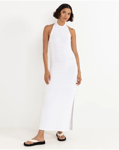 Rhythm - Martini Halter Knit Maxi Dress