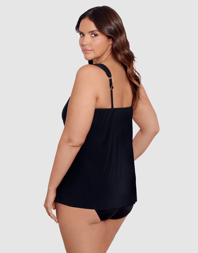 Miraclesuit Swimwear  - Razzle Dazzle Dazzle Underwired Plus Size Tankini Top