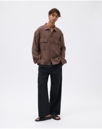 AERE - Alfie LS Linen Shirt