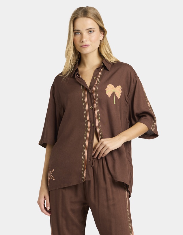 Billabong - Womens Vacay Mode Button-down Shirt