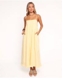 Petal & Pup - Miuccia Maxi Dress - Butter Yellow