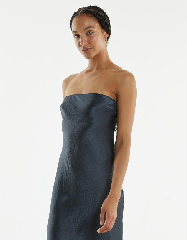 Third Form - Crush Bias Strapless Dress