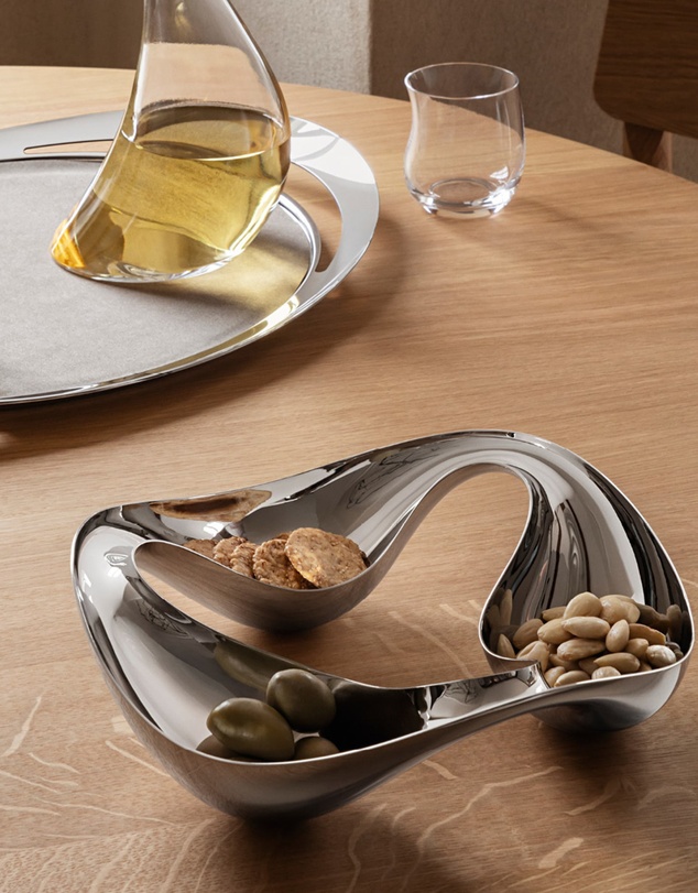 Georg Jensen - Cobra Triple Snack Bowl