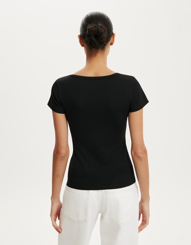 Cotton On - Everyday Smooth Scoop Neck Tee