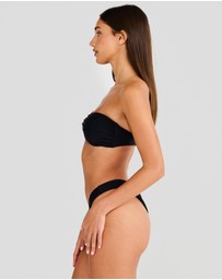 Vacay Swimwear - Positano Bottom Black