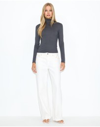Dazie - Lila Turtleneck Jersey Top