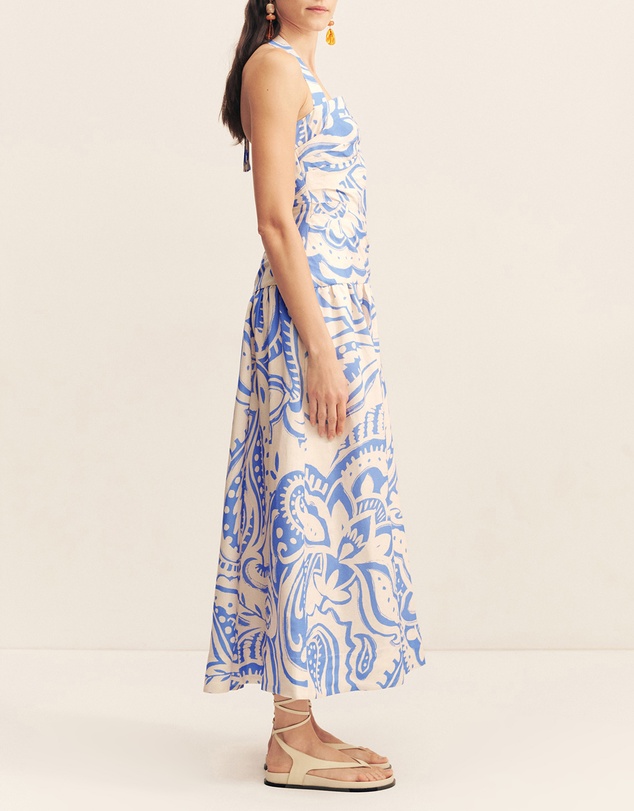 Shona Joy - Francis Draped Halter Midi Dress