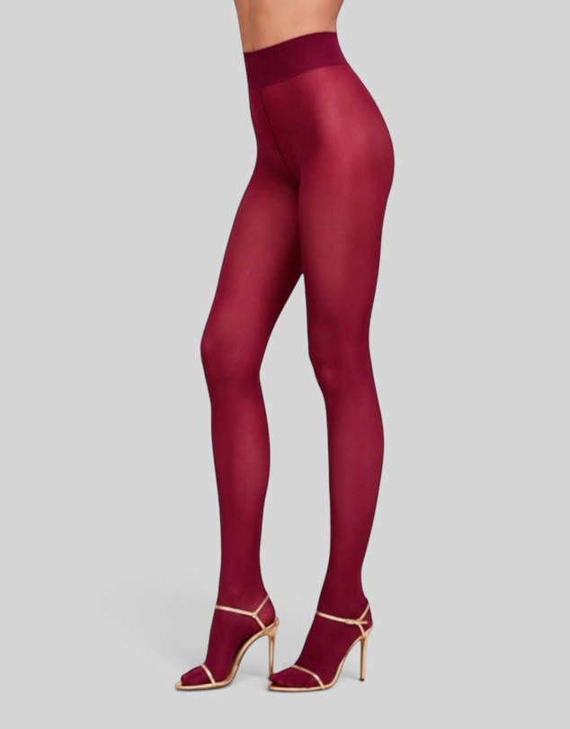 High Heel Jungle - Silk Glazed Skin - Burgundy