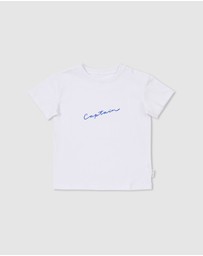 Olive & The Captain - Captain Everyday Tee - White