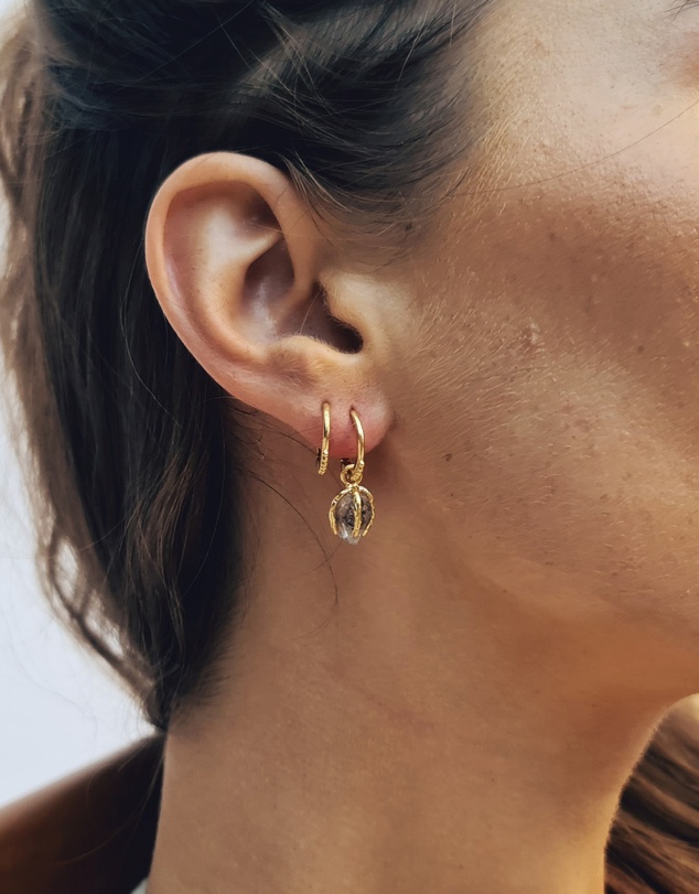 Carou - April Birthstone Earrings ~ Herkima
