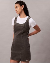Calvin Klein Jeans - Denim Scoopneck Mini Dress