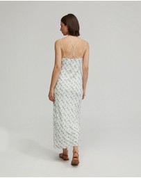 Oxford - Monica Printed Slip Dress