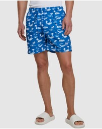 Urban Classics - Pattern Swim Shorts