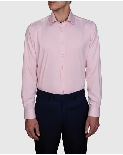 Abelard - Bamboo Blend Bengal Stripe Slim Fit Shirt