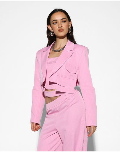 Pink Pinstripe