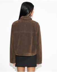 Dazie - Charlie Faux Suede Jacket