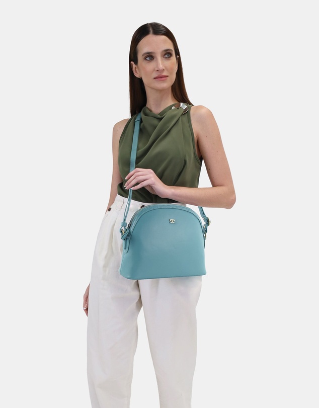 Pierre Cardin - Pierre Cardin Ladies Leather Sleek Crossbody Bag