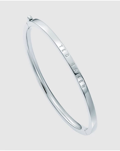 Ted Baker - CHRISHELL: Logo Slim Bangle Bracelet