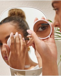 Joseph Joseph - Viva Pedestal Mirror with Cosmetic Organiser (Shell)