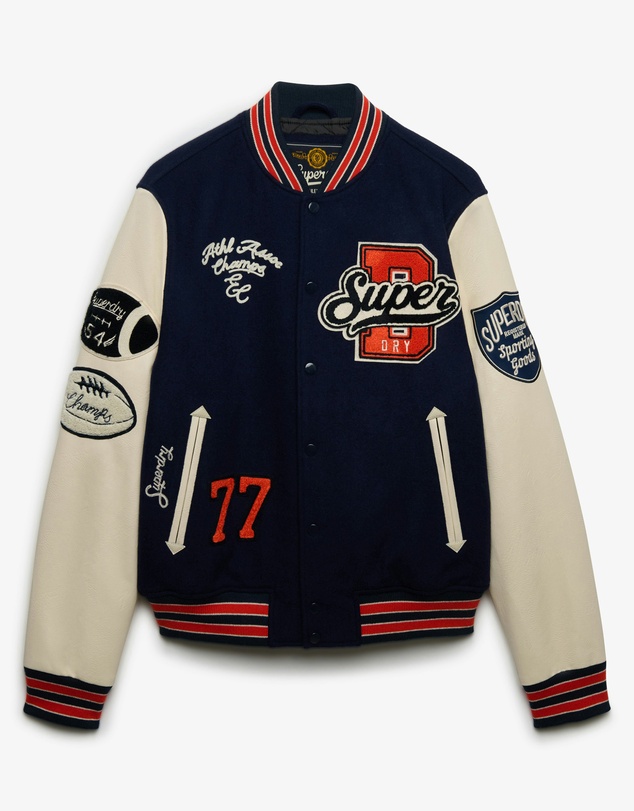Superdry - College Patched Varsity Jacket