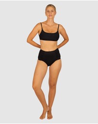 Baku Swimwear - Chloro Ruched Ultra High Waist Bikini Bottom