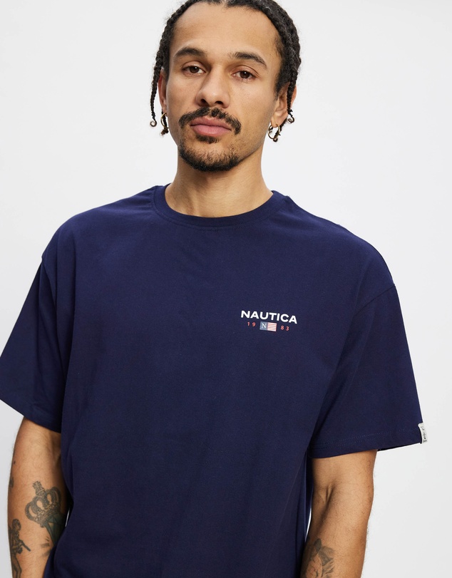 NAUTICA - 83 Back Logo SS Tee