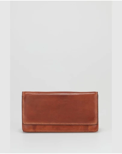 Evity - RFID Maya Leather Large Clutch