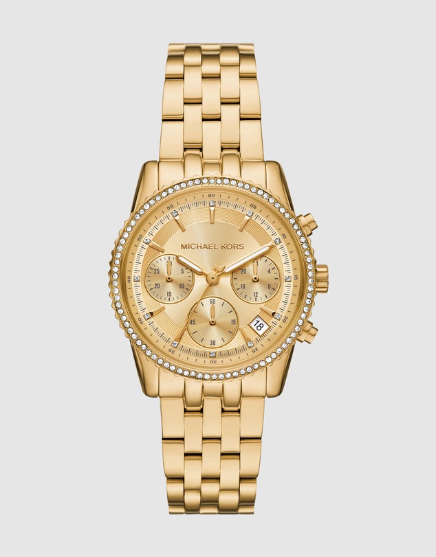 Michael Kors - Ritz Gold Tone Chronograph Watch
