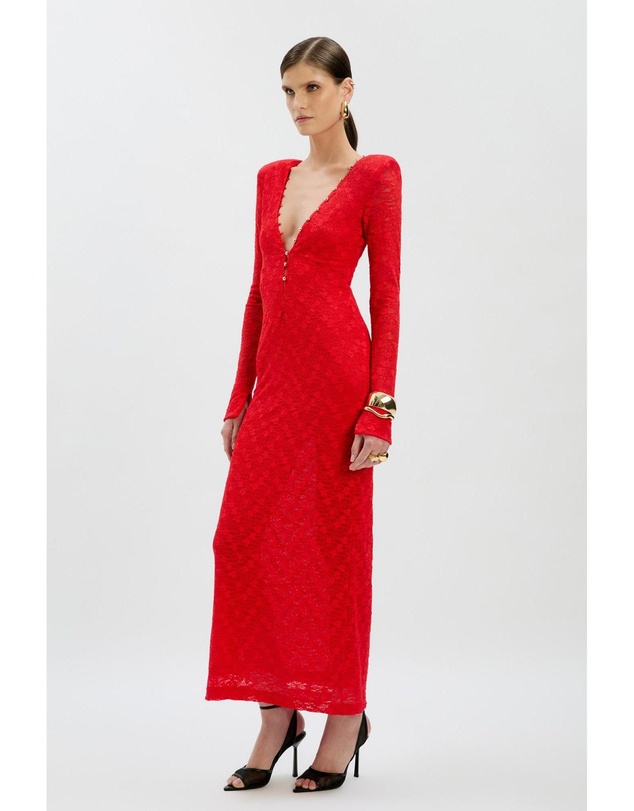 Bardot - Zenia Long Sleeve Midi Dress