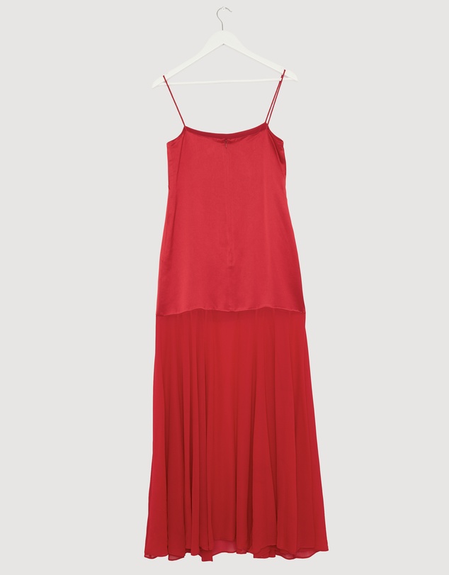 Revibe - Repaired Shona Joy Moraya Dropped Waist Maxi Dress - AU 6