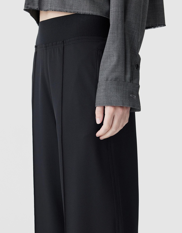Bassike - Elastic Detail Twill Pants