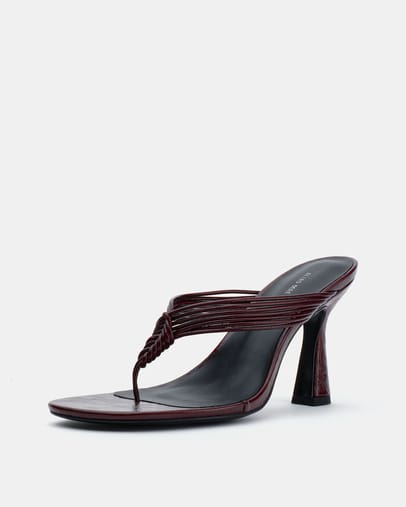 Burgundy Oily Crinkle Leather