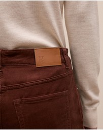 Trenery - Cord Five Pocket Boyfriend Pant in Espresso