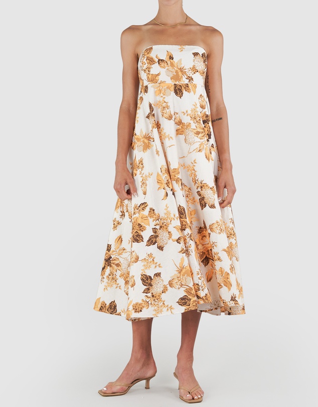 Amelius - Saint Lucia Linen Maxi Dress