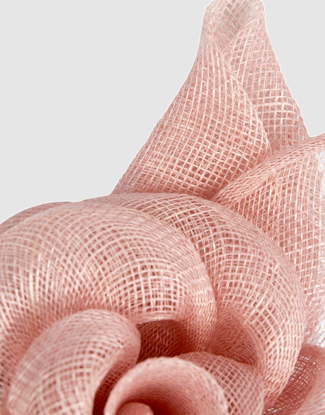 Max Alexander - Blush Flower Sinamay Fascinator Headband
