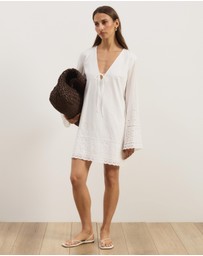 Atmos&Here - Alani Broderie LS Mini Dress