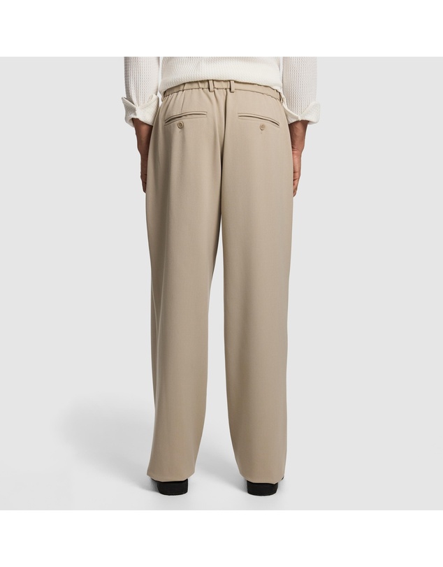 yd. - Brooks Pleated Wide Chino