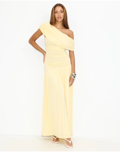 Dazie - Elva Asymmetrical Maxi Dress
