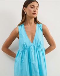 Atmos&Here - Louisa V-Neck Midi Dress