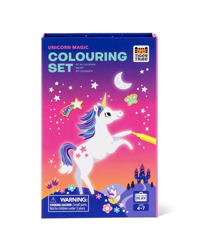 Tiger Tribe - Colouring Set Unicorn Magic