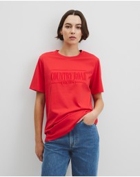 Country Road - Australian Cotton Heritage Embroidered T-shirt