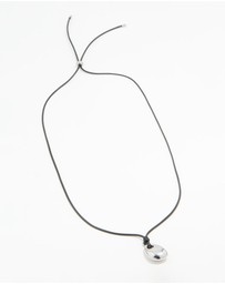 Lovisa - Waterproof Stainless Steel Cord Pendant Necklace