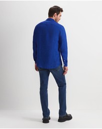 Sportscraft - Linen Long Sleeve Delave Shirt