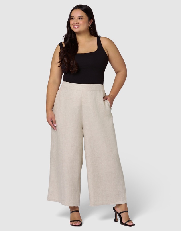 Something 4 Olivia - Lani Linen Wide Leg Pant