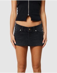Abrand - 00 Super Low Mini Skirt