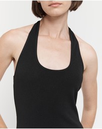 FRIEND of AUDREY - The Basic Halter Dress